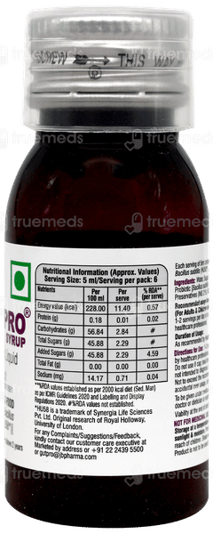 Gutpro Syrup 30Ml